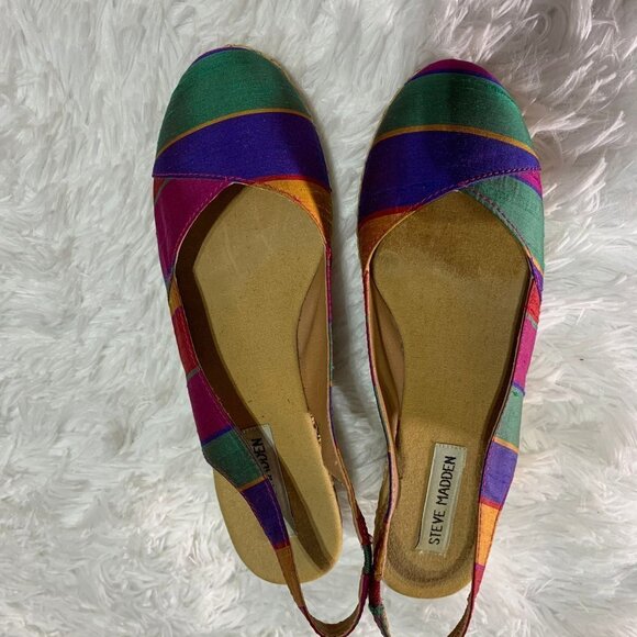 Steve Madden P-Katy Multicolor Espadrilles 8M - Picture 9 of 9